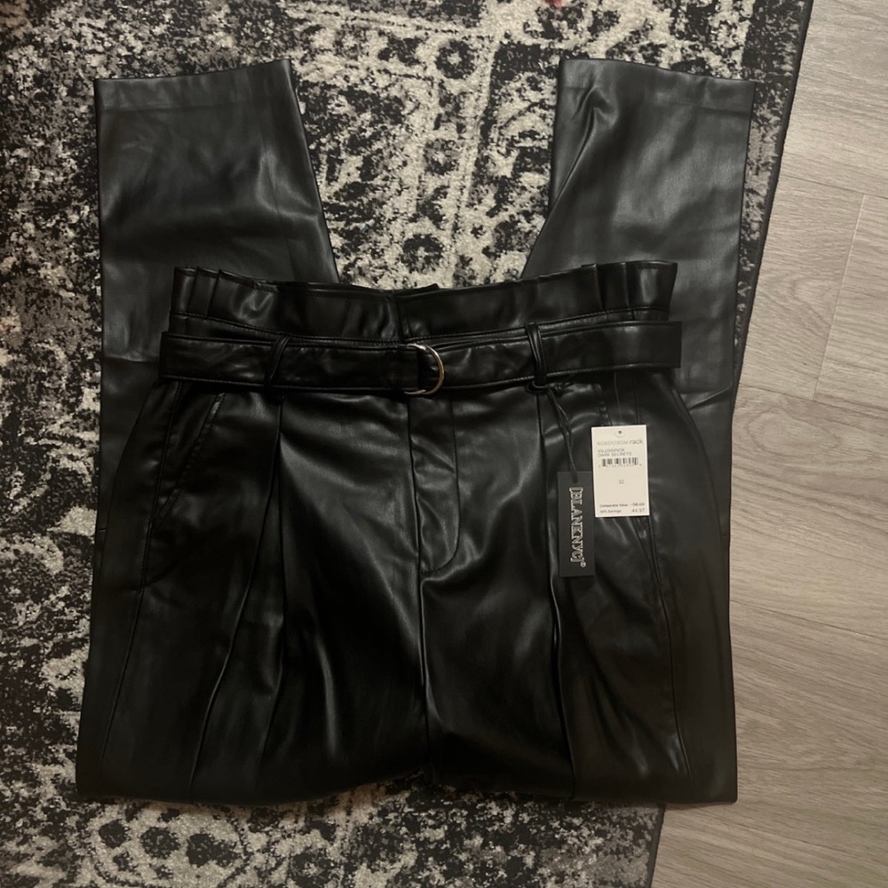 NWT BlankNYC leather pants